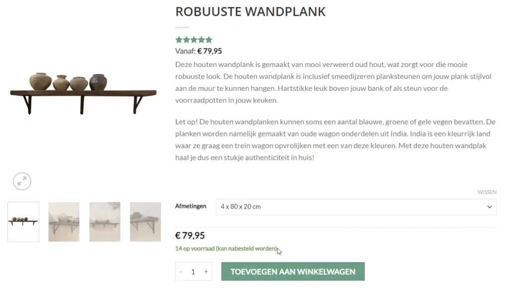 Purewood website screenshot